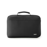 Kusshi Neoprene Collection Large Train Case in Black with Hot Pink