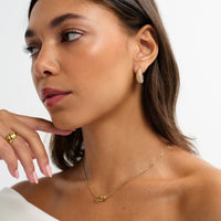 D. Louise Pave Dome Huggie Earrings