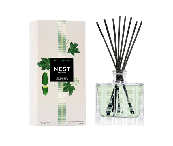 Nest Cucumber and White Sage Reed Diffuser