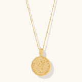 D. Louise Athena Coin Necklace