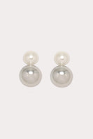 Petite Moments Waterproof Pearl Sphere Earrings