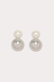 Petite Moments Waterproof Pearl Sphere Earrings