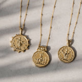 D. Louise Athena Coin Necklace