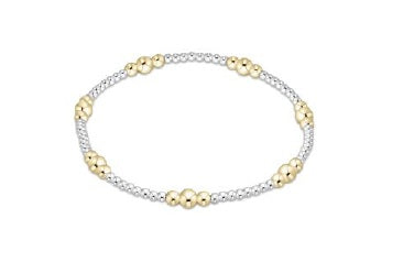 Enewton Purpose Gold 4mm Bead Bracelet - Mixed Metal