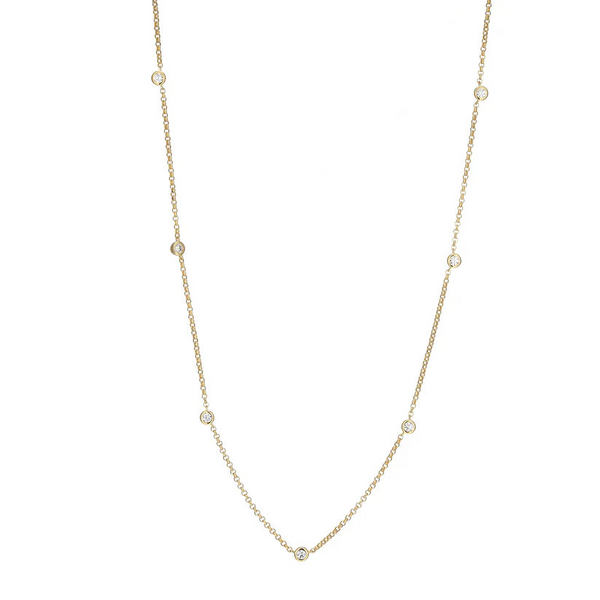 M. by Monte Luna Essentials Small Station Lab-Grown Diamond Necklace