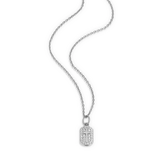 M. by Monte Luna Cross Tag Lab-Grown Diamond Necklace