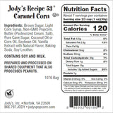 Jody's Recipe 53 Caramel Corn Flavor Gourmet Popcorn - Hanukkah