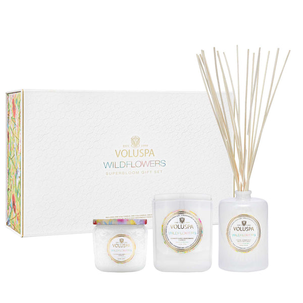 Voluspa Wildflower Superbloom Gift Set