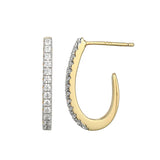 M. by Monte Luna Timeless Lab-Grown Diamond J-Hoop Earring