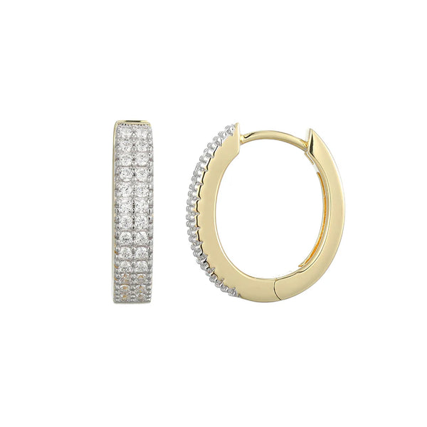 M. by Monte Luna Timeless Huggie Lab-Grown Diamond Hoop Earring