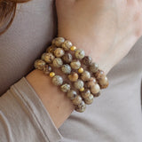 Lenny and Eva Gemstone Bracelet in 10mm Feldspar