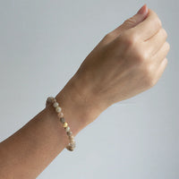 Lenny and Eva Gemstone Bracelet in 6mm Feldspar