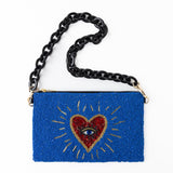 Ink + Alloy Elenor Evil Eye Beaded Bag