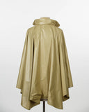 Rainraps Hooded Shiny Olive Gold SPORTYRAP | Sport Poncho