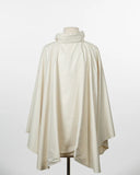 Rainraps Hooded Shiny Ivory SPORTYRAP | Sport Poncho