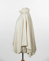 Rainraps Hooded Shiny Ivory SPORTYRAP | Sport Poncho