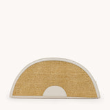 Hammitt Shelley Clutch in Calla Lily White Raffia