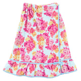 Bella Sleep and Spa - Spa Wrap in Spa Blue + Rose Floral