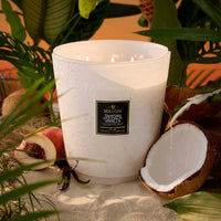 Voluspa Tahitian Coconut Vanilla 5 wick Hearth Candle