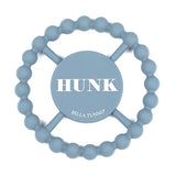 Bella Tunno Hunk Happy Teether in Rain Color