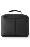 Kusshi Neoprene Collection Small Train Case in Black with Hot Pink