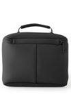 Kusshi Neoprene Collection Small Train Case in Black with Hot Pink