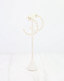 Caroline Hill Moore Pearl Hoop Earring