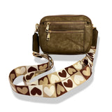 Margo Rebecca Metallic Brown Handbag