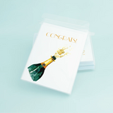 Taylor Paladino Box Set of Note Cards - Champagne Pop "Congrats"