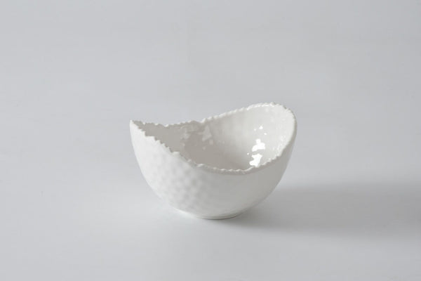 Pampa Bay Textured Small Bowl in White Melamine