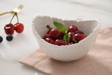Pampa Bay Textured Small Bowl in White Melamine