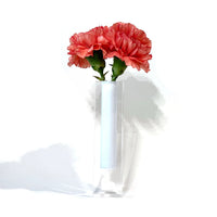 Margo Rebecca Acrylic Bud Vase in White