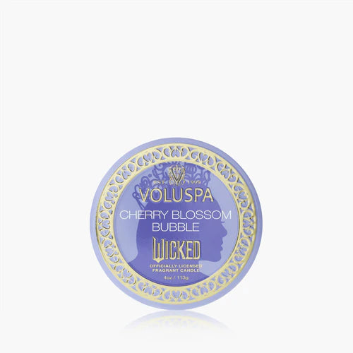 Voluspa Cherry Blossom Bubble Mini Tin Candle