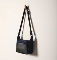 Daniella Lehavi Porto Small Hobo/Crossbody Handbag in Navy