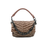Betty Quilted Puffer Flap Crossbody Handbag