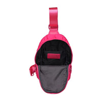 Sol and Selene Rejuvenate - Quilted Puffer Nylon Sling Backpack in Hot Pink