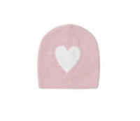 Barefoot Dreams COZYCHIC LITE HEART INFANT Beanie in Pink