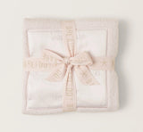 Barefoot Dreams CozyChic® Receiving Blanket with Satin Trim in Pink