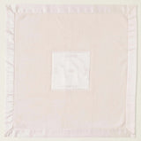 Barefoot Dreams CozyChic® Receiving Blanket with Satin Trim in Pink