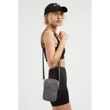 Sol and Selene Divide and Conquer Quilted Crossbody in Carbon