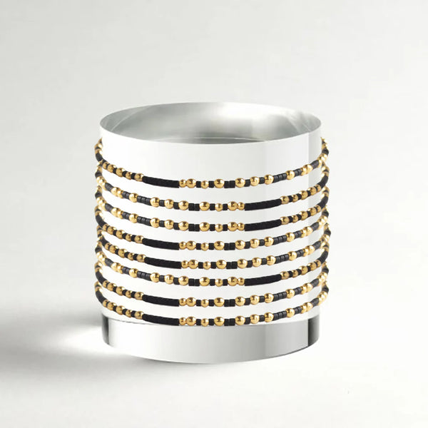 Lenny and Eva Confetti Bangle in Black
