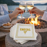 Linen-Feel Cocktail Napkins