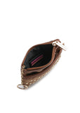 Haute Shore Max Card Case in Brown Stud