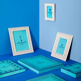 Jonathan Adler Charade Moulding Frame in White 5x7