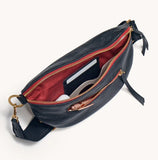 Hammitt Charles Black Brushed Gold Red Zip