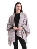 Hallie Stripe Knit Wrap