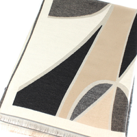 Persuasion Abstract Scarf in Black