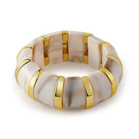 Persuasion Resin Chunky Stretch Statement Bracelet