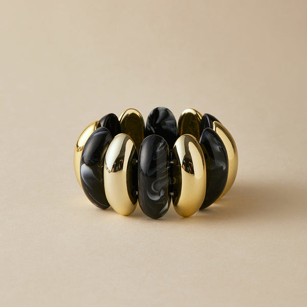 Persuasion Resin Smooth Stretch Statement Bracelet