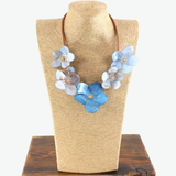 Persuasion Acrylic Floral Statement Necklace